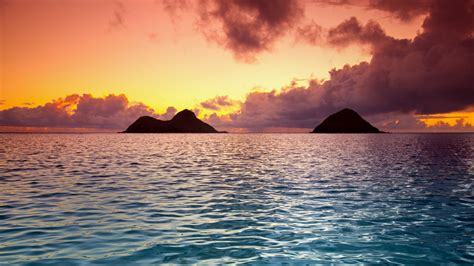 Lanikai Beach With Nā Mokulua Islands In Kailua Oahu Hawaii Windows 10 Spotlight Images