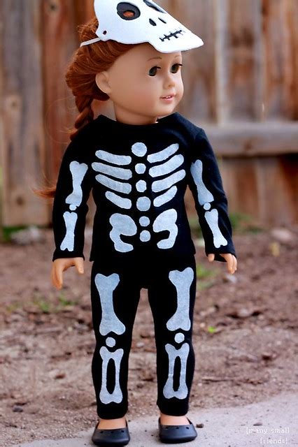 Adas Skeleton Halloween Costume American Girl Doll Clothes Patterns
