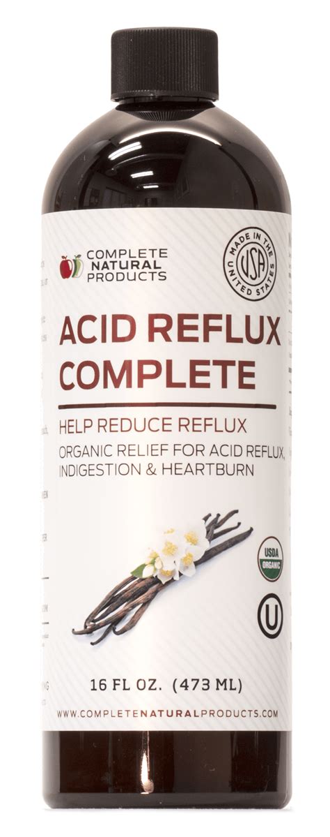 Acid Reflux Complete Natural Organic Liquid Heartburn Gerd And Amish