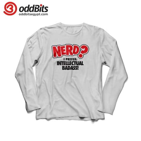 Nerd Graphic Long Sleeves T Shirt Oddbits