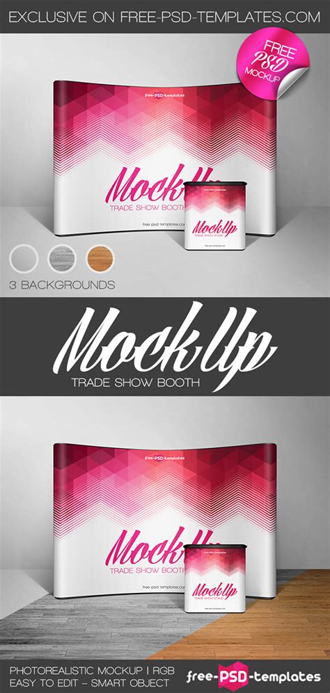 Easy to customize, these exhibition mockups are full #creativemarket. Free Trade Show Booth Mock-up in PSD on Behance