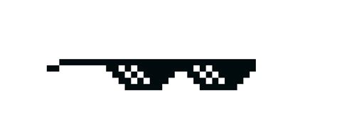 Pixel Sunglasses Png Deal With It Pixel Sunglasses Free Png Image