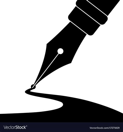 Pen And Ink Royalty Free Vector Image Vectorstock