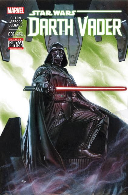 Star Wars Darth Vader 1 Granov 3rd Printing Fresh Comics