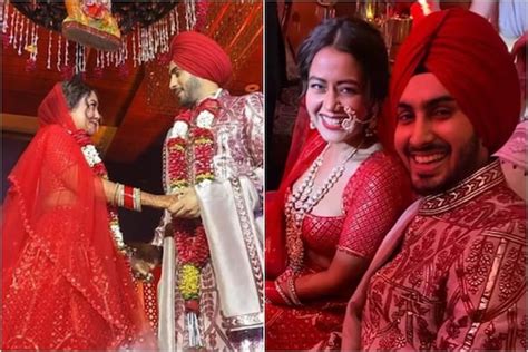 Neha Kakkar Wedding With Rohanpreet Singh Marriage Images Pictures