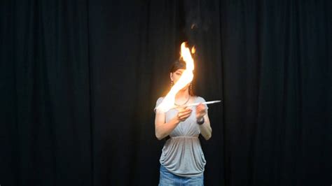 Fire Eating Hollow Torch Safety Youtube