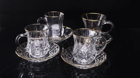 Traditional Turkish Tea Glass Cup Tea Cup Sets Tea Glass With Saucer