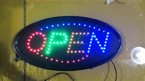 열려있는 Led 표시매우 밝은 Led 사업 열려있는 표시광고물 널 높은 시정 전기 전시 표시 Buy 오픈 Led 기호