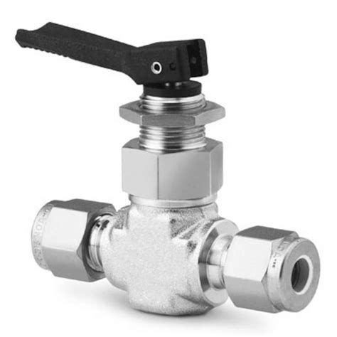 Stainless Steel Toggle Valve 18 In Swagelok Tube Fitting Toggle