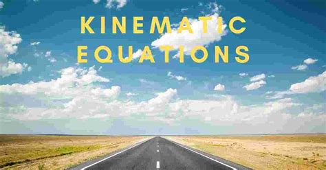 Kinematic Equations Sample Problems And Solutions Whats Insight