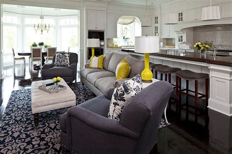 Gray And Yellow Living Rooms Photos Ideas And Inspirations