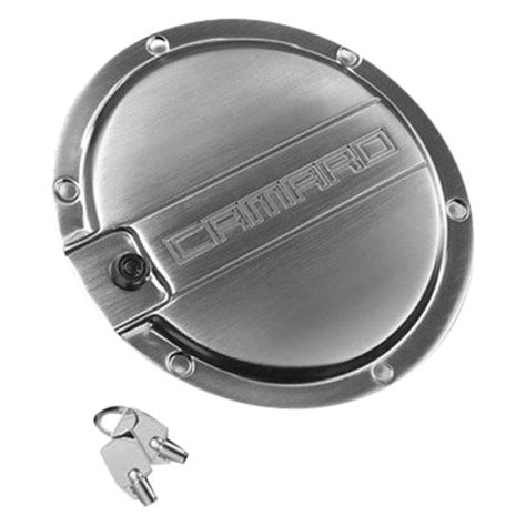 Defenderworx Cs 1006 Locking Brushed Gas Cap With Camaro Logo