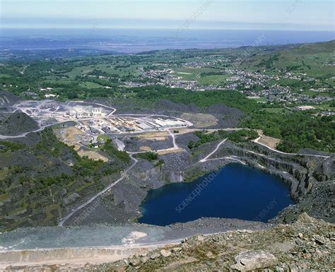 View Of The Penrhyn Slate Quarry North Wales Stock Image T8500056