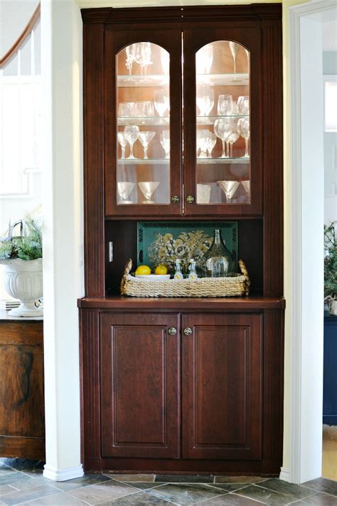Find china cabinets at wayfair. Built In China Cabinet Makeover - At The Picket Fence