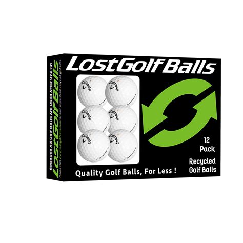 Callaway Super Hot Golf Balls 12 Pack Mint Quality Used Golf Balls