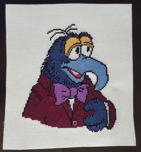 Gonzo The Muppets Cross Stitch Completed On By Girlytoadscreations