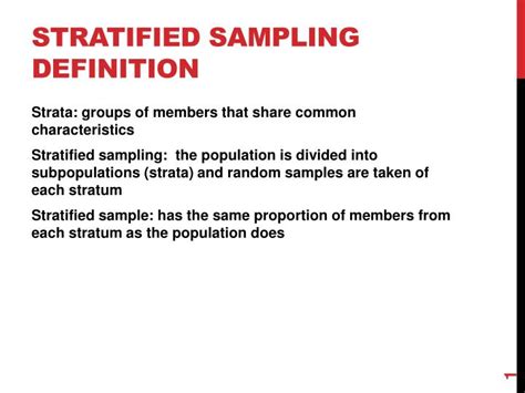 PPT - Stratified sampling Definition PowerPoint Presentation, free ...