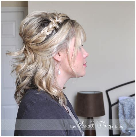 Half French Braid Half Up The Small Things Blog