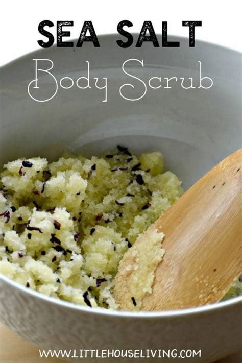 Sea Salt Body Scrub Diy Body Scrub Homemade T Idea