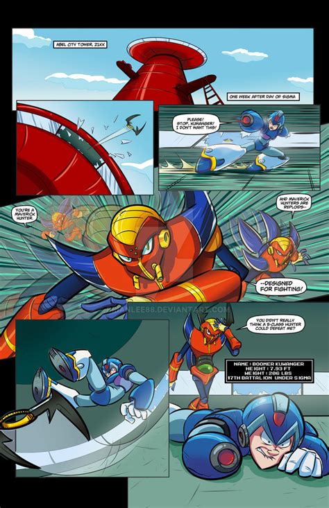 Archie Comics Mega Man X Sample Page 1 Finish By Brianlee88 On Deviantart