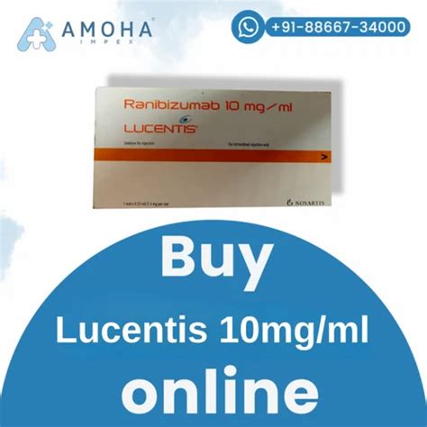 Lucentis Ranibizumab Injection At Rs 55000vial Ranibizumab Injection