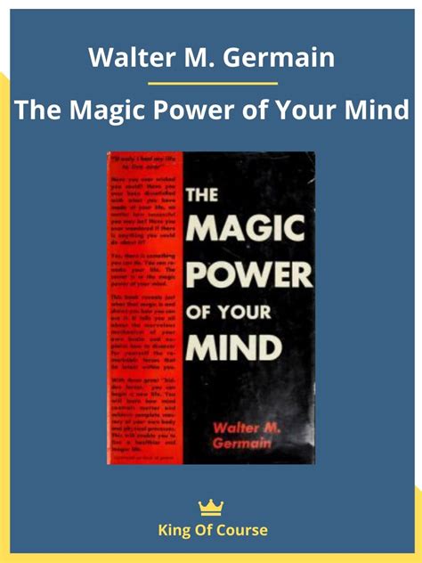 Walter M Germain The Magic Power Of Your Mind Loadcourse Best