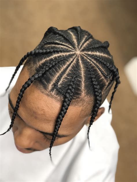 Pin By Davon Nelson On Braids For Guys Cornrow Hairstyles For Men