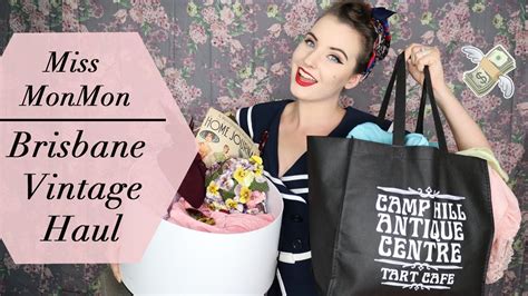 Brisbane Vintage Shopping Haul Miss Monmon Youtube