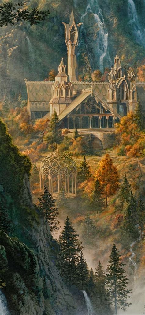 Movie The Lord Of The Rings Rivendell 828x1792 Phone Hd Wallpaper