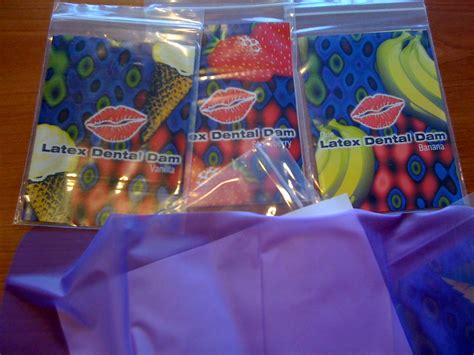Components For Safer Sex Kit Dental Dams The Purple Sheet Flickr