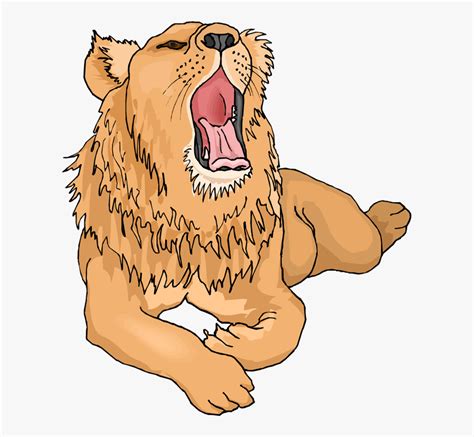 Yawn Lion Clip Art Tired Clipart Free Download Yawning Animal Clip