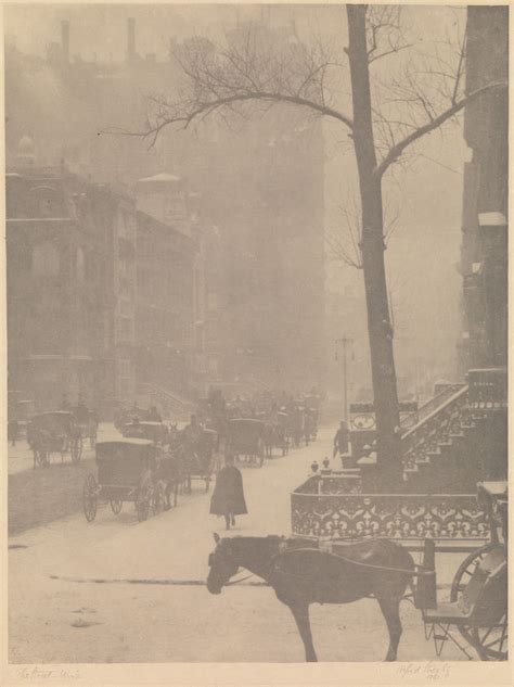 The Street Fifth Avenue Old Photography Alfred Stieglitz Old Photos