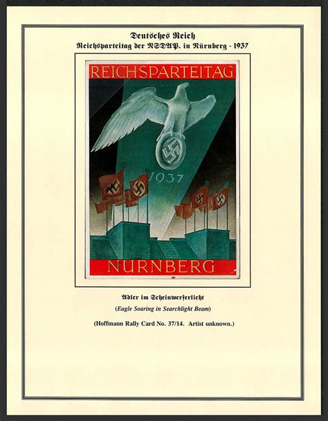 1937 Reich Party Rally Of The Nsdap In Nuremberg Eagle Soaring In