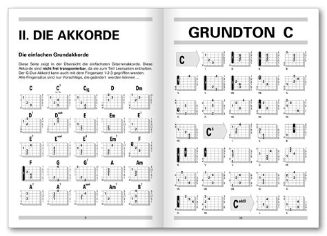 Download klavier akkorde spielen handbuch. GITARREN GRIFFTABELLE PDF