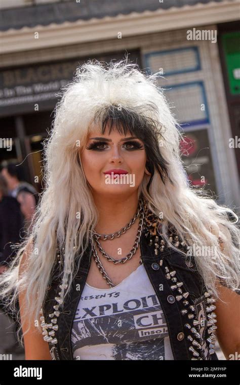 blackpool lancashire reino unido 4th de agosto de 2022 la subcultura punk las ideologías