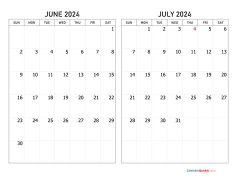 Calendar July 2024 To June 2024 Printable New Ultimate Popular Famous