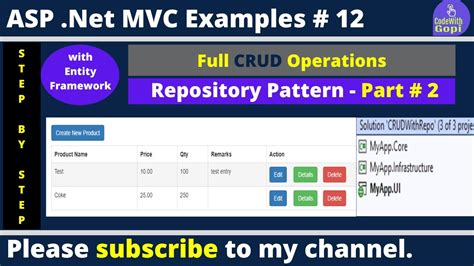 Complete Crud Operations In Asp Net Mvc Using Entity Framework With
