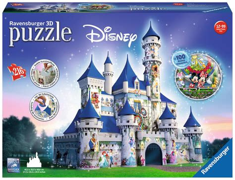Aquí encontrarás el puzzle 3d. New! 12587 Ravensburger Disney Castle 3D Puzzle 216pcs ...