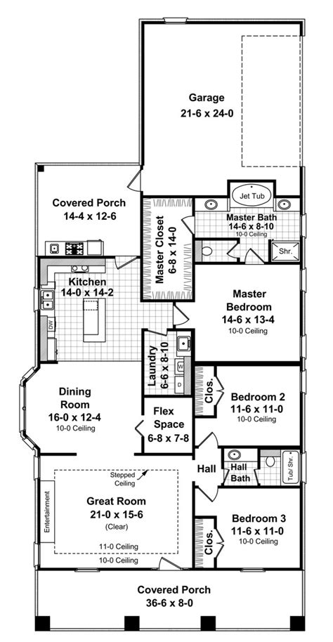 Cmu blocks vinyl siding for the. Craftsman Style House Plan 59147 with 3 Bed , 2 Bath , 2 ...