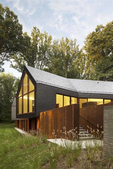 Slate House In A Maryland Forest By Zigersnead