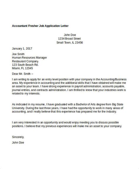 40 Job Application Letters Format