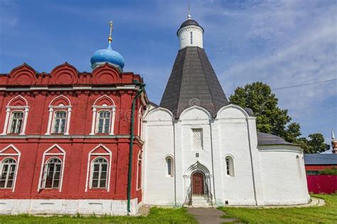 Beautiful Church Of The Assumption Convent In Kolomna Russia Stock