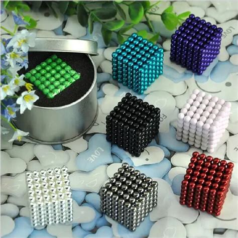Magic Cube 216 Pcs Diameter 5mm Multicolor Neo Cubes Puzzle Cube Toy