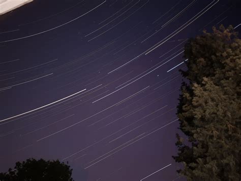 Star Trails Shot On S10 Stacked On Star Trails App No Edit
