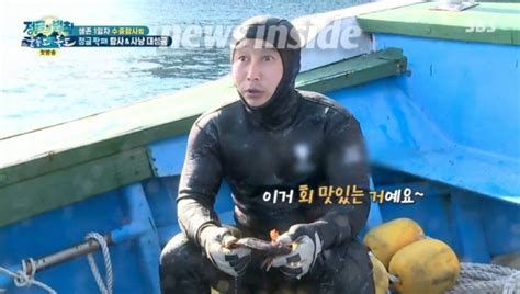 This time, byung man became a part of water rescue running man vs law in the jungle guest : Byung-man Kim, SBS'Entertainment Awards' nomination test ...