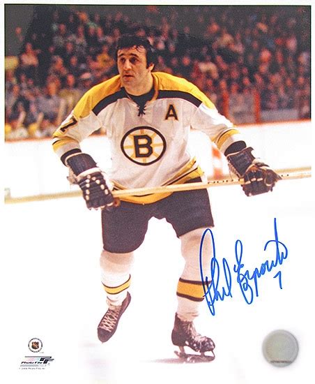 Phil Esposito Autographed Boston Bruins 8x10 Hockey Photo Da Card World