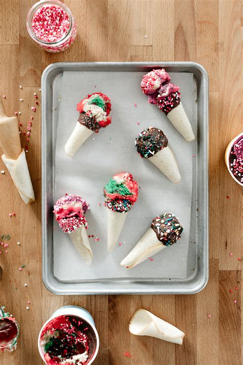 Homemade Mini Ice Cream Cones A Cookie Do Collab Molly Yeh