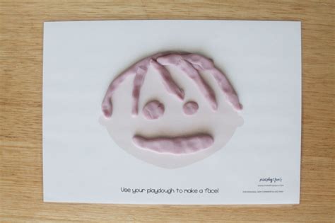 Face Playdough Mats Free Printable My Party Design