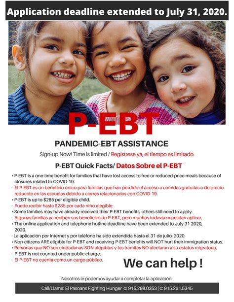 Pandemic Ebt Assistance