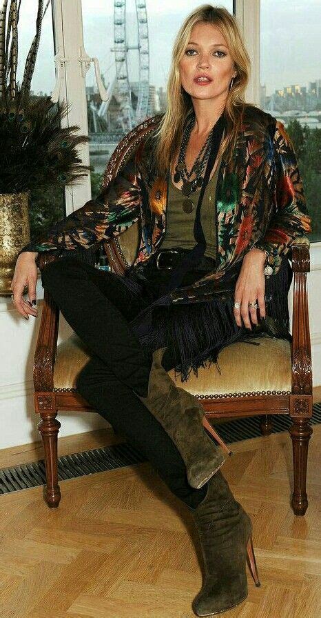 Kate Moss Boho Fashion Over 40 Kate Moss Street Style Hippie Chic